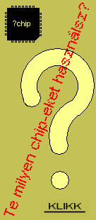 Te milyen chip-eket használsz?